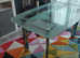 Glass dining table free to collect