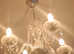 Glass crystal chandelier 4 arm new never used £50
