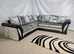 Exclusive Brand New L-Shape Sofa - 3 & 2 Seater with Footstool Comfort**