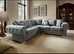 Refined Contemporary L-Shape Sofa - 3 & 2 Seater Set