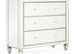 Next fleur mirror 3 drawer chests x 2