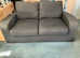 Two seater sofa plus matching footstool