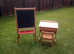 Desk and chair